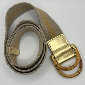 Bamboo, Gold, & Tan Belt